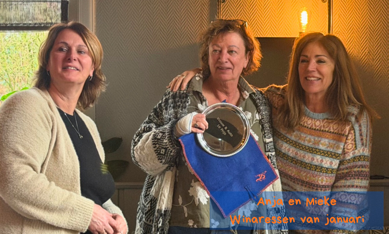Anja en Mieke winnaressen januari