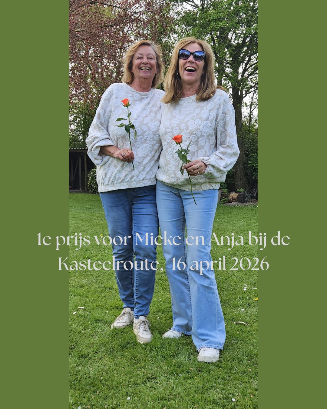 Anja en Mieke winnaressen januari